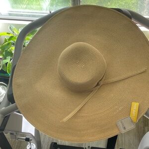 San Diego Hat Company Tan Wide Brim Hat